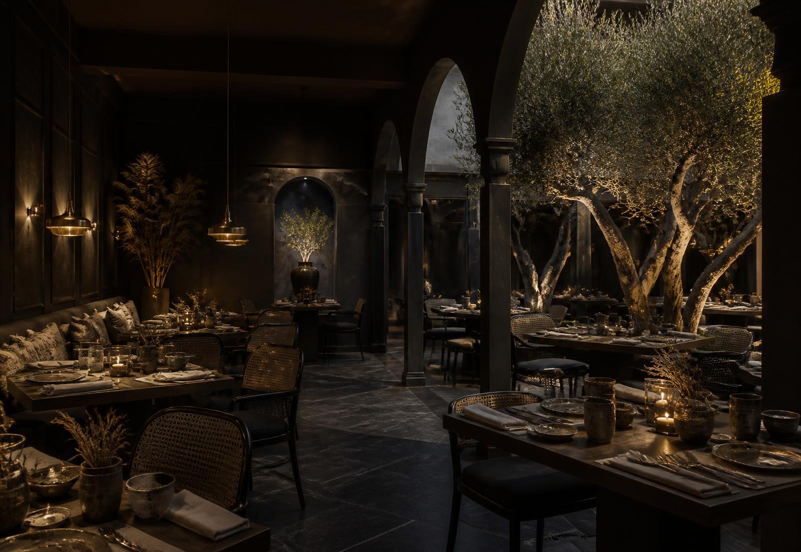 Vara restaurant courtyard